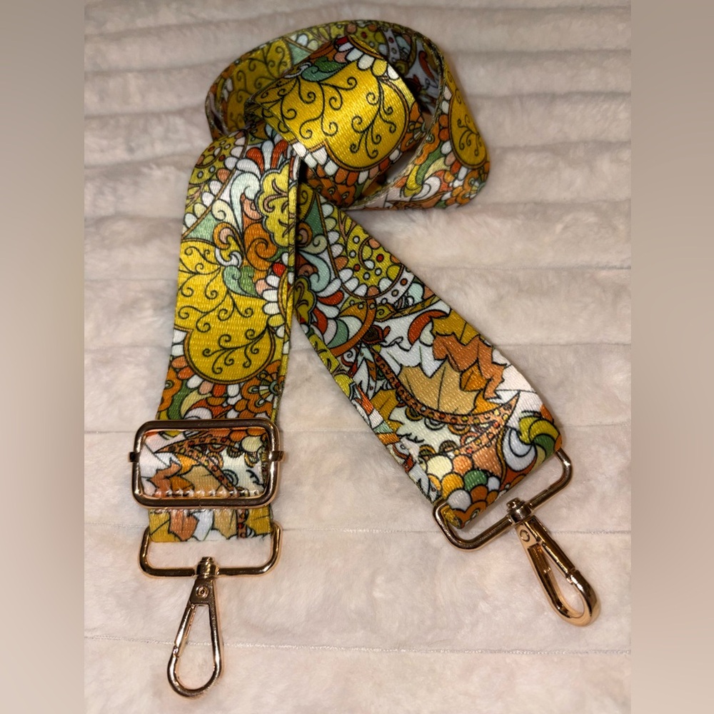 Guitar Handbag Colorful Patterned Bag Strap